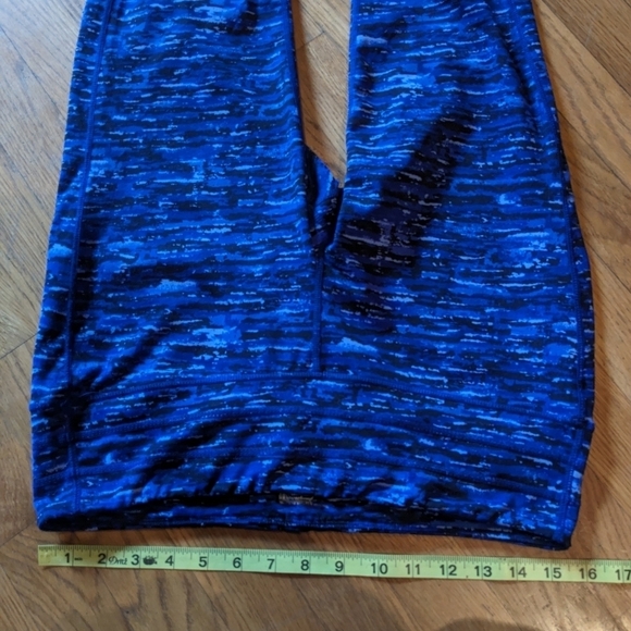 32 Degrees Cool Large Blue & Black Exercise Workout‎ Leggings - Picture 5 of 7